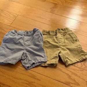 Kids' Gray and Tan Shorts Set